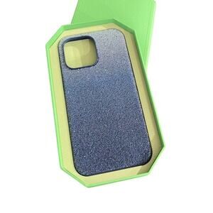 Swarovski High smartphone case Color gradient, iPhone 14 Pro Max Case, Blue